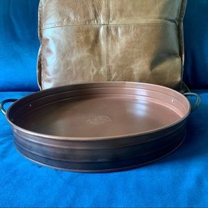 Rustic Farmhouse Metal Tray